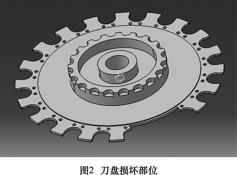 斗笠式刀庫(kù)中裝刀盤(pán)的修復(fù)方法